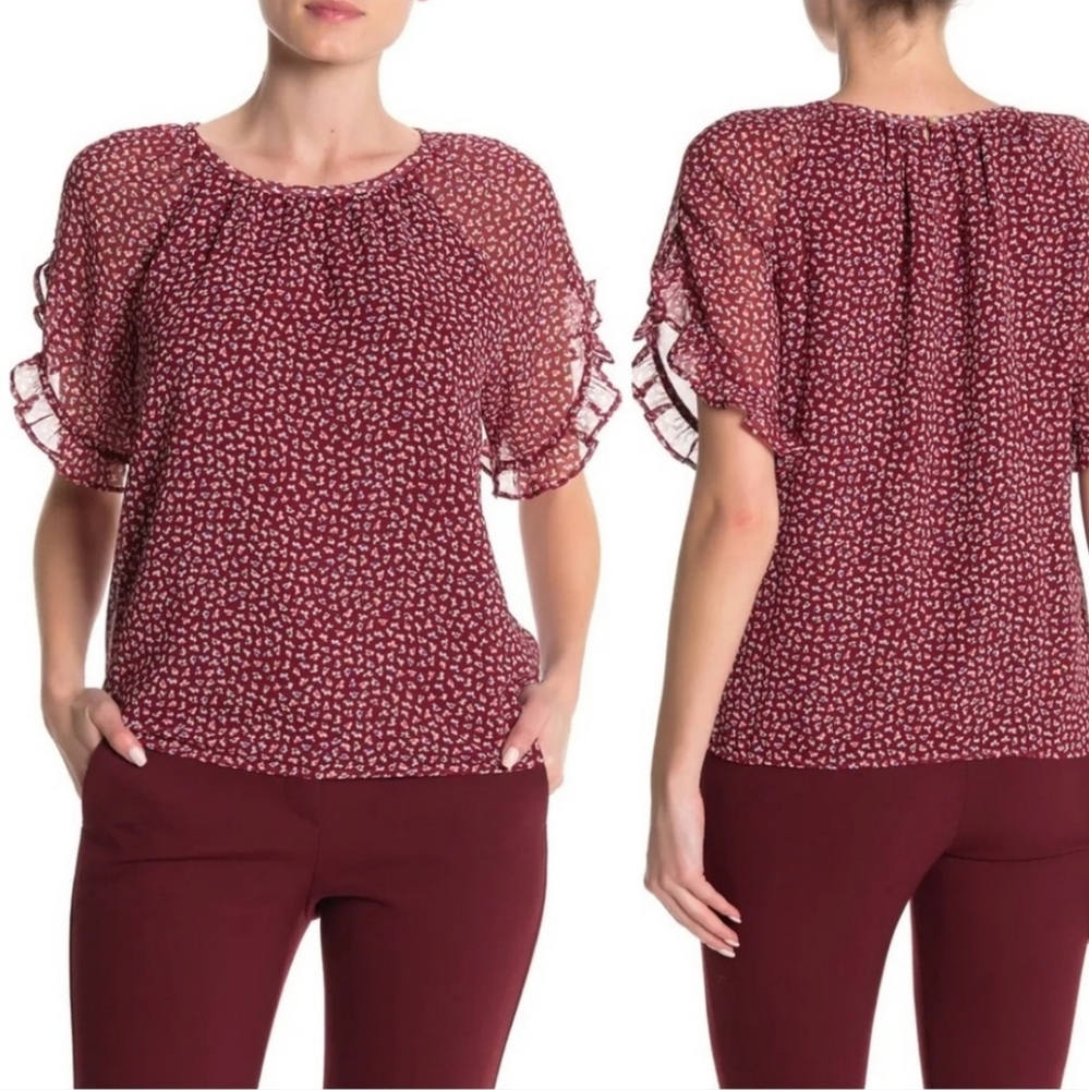 Madewell Ruffle Sleeve Top